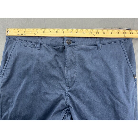 Quiksilver Shorts Mens 38 Blue Straight Fit Classic Chino Casual Walking Summer - Picture 10 of 12